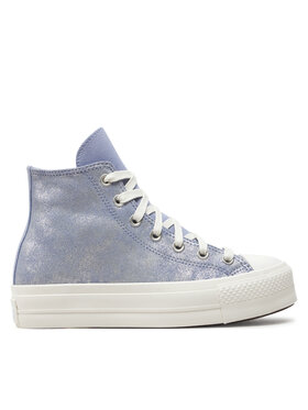 Converse Plátenky Converse Chuck Taylor All Star Lift Platform Suede Shimmer Hi A11549C Fialová