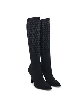 KARL LAGERFELD Kozačky KARL LAGERFELD Pandara KL31390 Černá