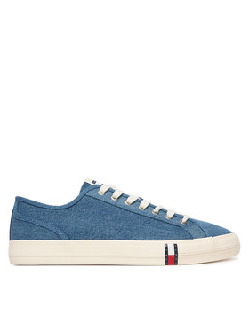 Tommy Jeans Πάνινα παπούτσια Tommy Jeans Archive Y2K Lace Up Denim EM0EM01751 Μπλε