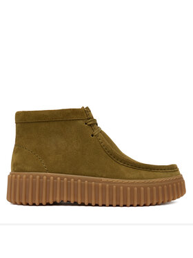 Clarks Šnurovacia obuv Clarks Torhill Moss 26183872 Kaki