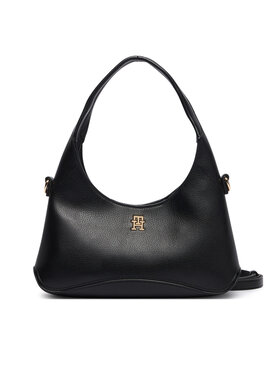 Tommy Hilfiger Geantă Tommy Hilfiger Th Everyday Mini Hobo AW0AW19185 Negru