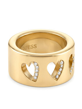 Guess Кільце Guess JUBR06 086JW Золотий