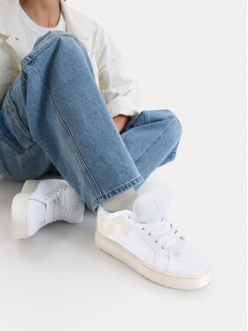 DC Shoes Снікерcи DC Shoes EO-COURT GRAFFIK PLATFORM DC02422102 Білий