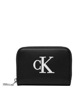 Calvin Klein Portafoglio Calvin Klein Bold Ck Medium Zip Around LV04F1154G Nero