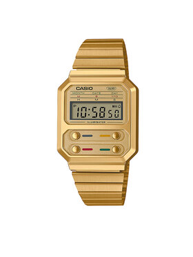 Casio Zegarek Casio Vintage A100WEG-9AEF Złoty