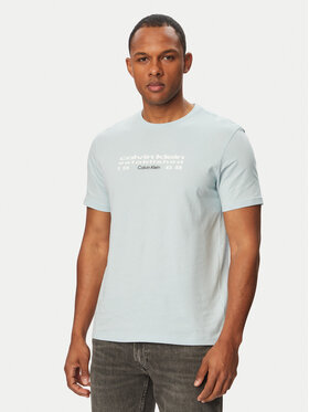 Calvin Klein Jeans Calvin Klein Jeans Camiseta SS 30s EU LV04RG800G Azul Regular Fit
