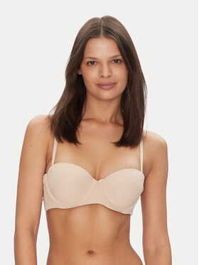 Tommy Hilfiger Tommy Hilfiger Σουτιέν Bardot UW0UW05378 Μπεζ