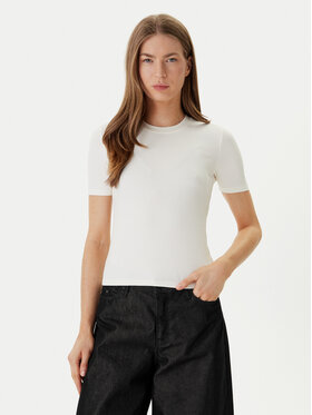 Calvin Klein Calvin Klein Camiseta LV044D246G Écru Slim Fit