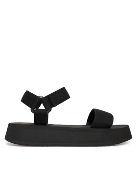 Calvin Klein Jeans Sandali Calvin Klein Jeans Sandal Velcro Webbing Mg YW0YW01693 Nero