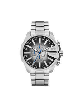 Diesel Годинник Diesel Mega Chief Slim DZ4686 Срібний