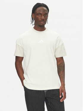adidas adidas T-shirt ALL SZN Colorblock JJ3679 Bijela Loose Fit