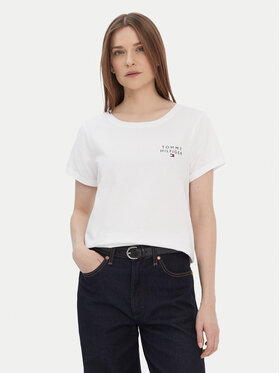 Tommy Hilfiger Tommy Hilfiger T-shirt UW0UW04525 Bijela Relaxed Fit