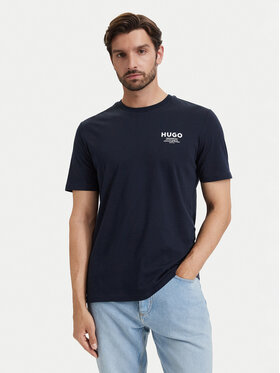 HUGO HUGO Camiseta Nesptee 50572740 Azul marino Regular Fit