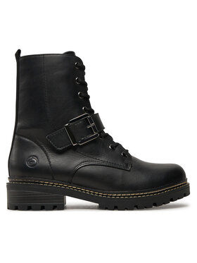Remonte Schnürschuhe Remonte D0B78-01 Schwarz