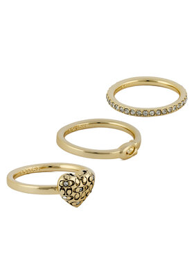 Coach Gredzenu komplekts Coach 37460424 Zelta