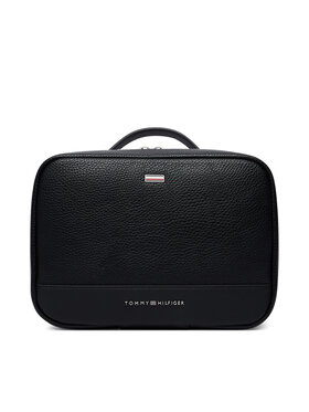 Tommy Hilfiger Neseser Tommy Hilfiger Th Central Travel Washbag AM0AM14550 Crna