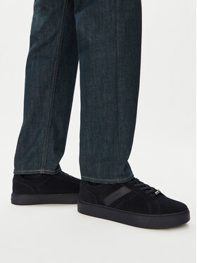 Calvin Klein Sneakersy Calvin Klein Classic Cups Laceup Tape Su HM0HM02200 Czarny
