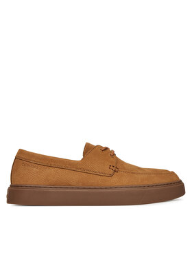 Calvin Klein Zapatos hasta el tobillo Calvin Klein Hybrid Lace Up Boat Nu HM0HM01892 Marrón