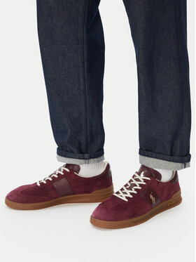 Polo Ralph Lauren Sneakersy Polo Ralph Lauren 809973707003 Bordowy