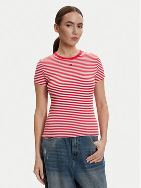 Tommy Jeans Tommy Jeans Camiseta DW0DW17383 Rojo Slim Fit