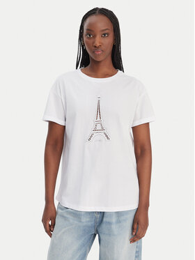 Liu Jo Liu Jo Camiseta WA6413 JS904 Blanco Regular Fit