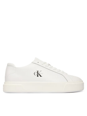 Calvin Klein Sneakers Calvin Klein Basket Cupsole Laceup Lth Ml YM0YM01460 Weiß