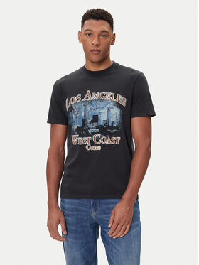 Guess Guess Футболка M5BI02 K8FQ4 Чорний Regular Fit