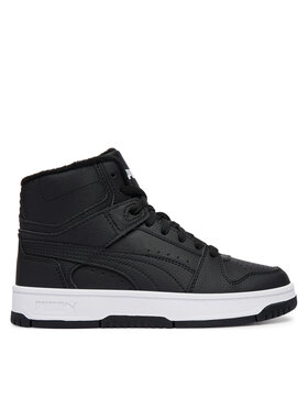 Puma Sneakersy Puma Rebound Slam Mid Wtr Jr 40880301 Čierna