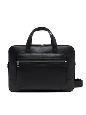 Tommy Hilfiger Portatīvā datora soma Tommy Hilfiger Th Central Computer Bag AM0AM13203 Melns