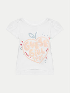 Guess Guess Футболка A5GI01 K6YW4 Білий Regular Fit