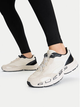 Guess Sneakersy Guess FLTBRZ LEM12 Krémová