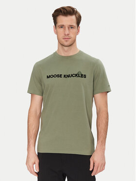 Moose Knuckles Moose Knuckles Футболка Conway M15MT760 Зелений Regular Fit