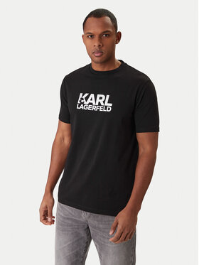 KARL LAGERFELD KARL LAGERFELD Camiseta 755780 500235 Negro Regular Fit