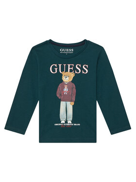 Guess Guess Blusa N6YI06 K3794 Verde oscuro Regular Fit