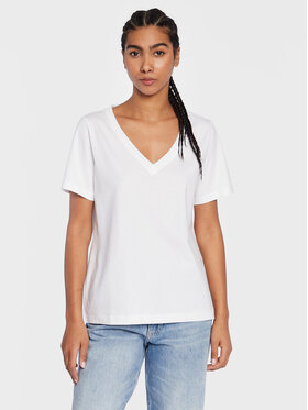 Calvin Klein Calvin Klein Marškinėliai Smooth K20K205338 Balta Regular Fit