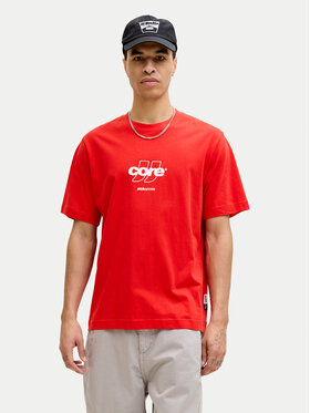 Jack & Jones Jack & Jones Футболка Club 12289868 Червоний Relaxed Fit