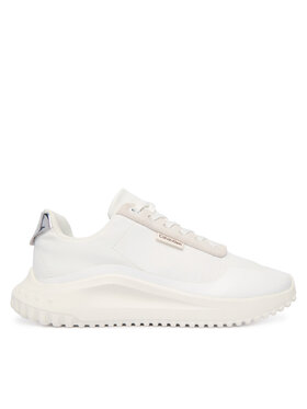 Calvin Klein Сникърси Calvin Klein Eva Runner Lace Up Mat Mix YW0YW02016 Бял