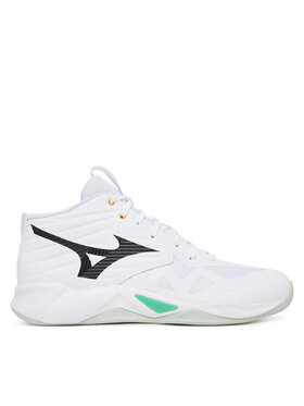 Mizuno Halové topánky Mizuno Wave Momentum Pro Mid V1GA2545 Biela