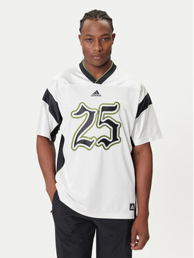 adidas adidas Футболка Football JY2762 Білий Oversize