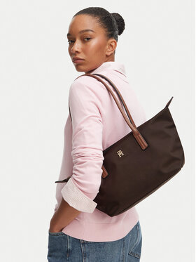 Tommy Hilfiger Ročna torba Tommy Hilfiger Popette East West Tote AW0AW19211