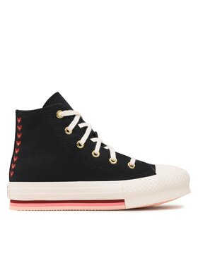 Converse Kedas Converse Chuck Taylor All Star Eva Lift Hi A04953C Melns