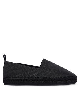 Calvin Klein Espadrilky Calvin Klein All Over CK HW0HW02933 Čierna