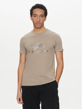 Alpha Industries Alpha Industries Футболка Basic 100501 Бежевий Regular Fit