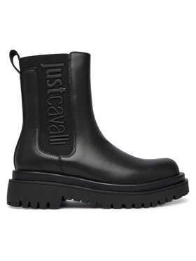 Just Cavalli Členková obuv s elastickým prvkom Just Cavalli 79RA3S96 ZSD74 Čierna