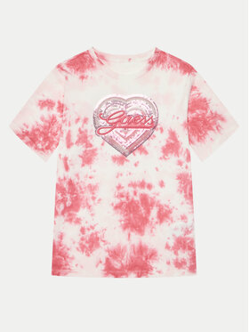 Guess Guess Футболка J5RI09 K8HM4 Рожевий Oversize
