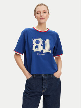 Guess Jeans Guess Jeans Футболка W5YI19 K8HM0 Голубий Regular Fit