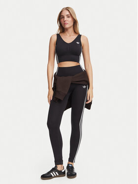 adidas adidas Спортивний бюстгальтер Essentials 3 Stripes Seamless Bralette KZ4109 Чорний