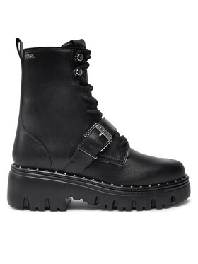 KARL LAGERFELD Outdoorová obuv KARL LAGERFELD KL45354 Čierna