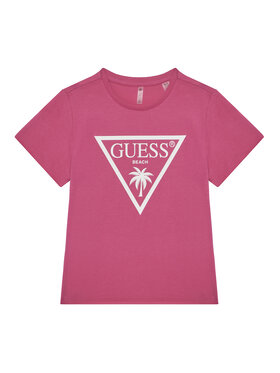 Guess Guess Majica J5GI36 JA914 Roza Boxy Fit