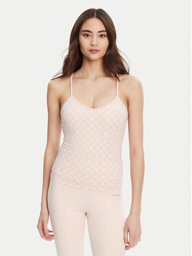 Guess Guess Топ V5YP11 MC03W Рожевий Slim Fit